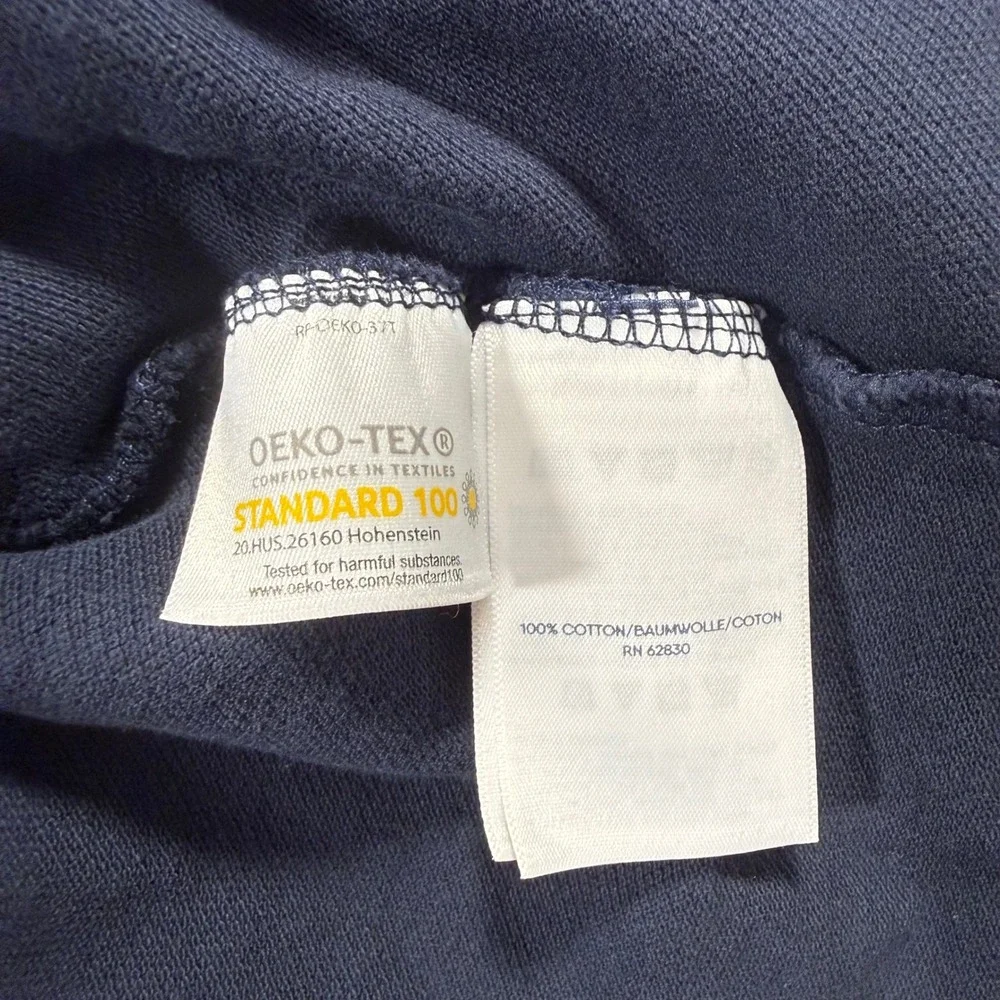Lands End Polo Dress Girls Size 5 Navy Blue Excellent Pleated School Uniform